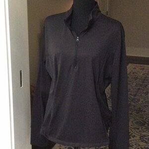 Tommy Bahama Women's Black Quarter-Zip Pullover